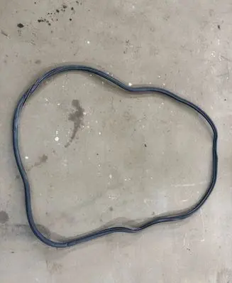 Audi Q7 4L Loading door rubber seal (on body) 