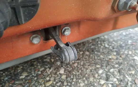 Renault Twingo II Front door check strap stopper 