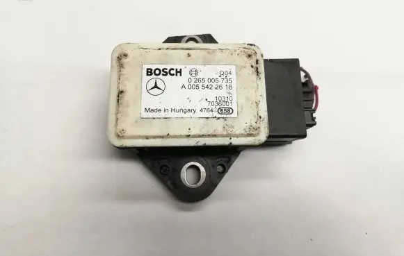 Mercedes-Benz E C207 W207 ESP acceleration yaw rate sensor A0055422618