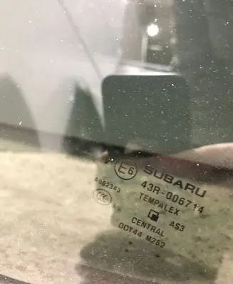 Subaru Forester SK Rear side window 43R006714 65209SJ030