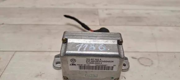 Volkswagen Touareg I ESP acceleration yaw rate sensor 7E0907652A 10098503034 448801001021