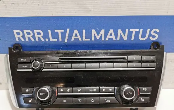BMW 5 GT F07 Climate control unit 9233655