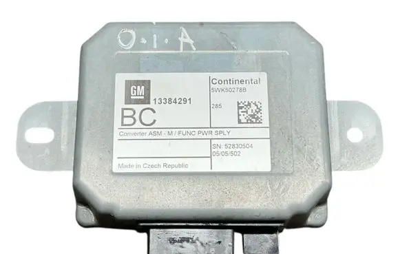 Opel Corsa E GPS navigation control unit/module 13384291