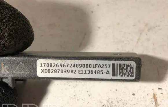 Peugeot 5008 Keyless (KESSY) go control unit/module E1136485 XD0287039R211 1708269672409080LFA257