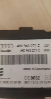 Audi A7 S7 4G Auxiliary heating control unit/module 4h0963271c 4H0963271C