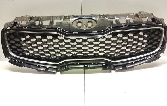 Front bumper upper radiator grill