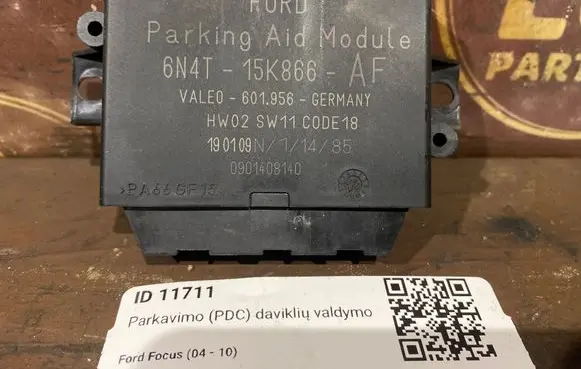 Ford Focus Parking PDC control unit/module 6N4T15K866AF