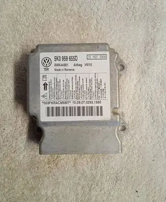 Volkswagen Golf VI Airbag control unit/module 5K0959655D 5WK44301 03FRRACM5M