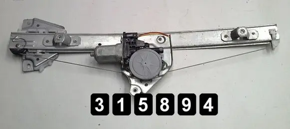 Front door window regulator with motor