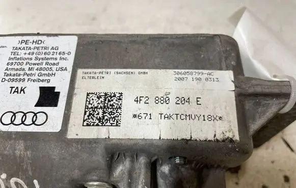 Audi A6 S6 C6 4F Passenger airbag 4F2880204E 306058799AC 20071900313