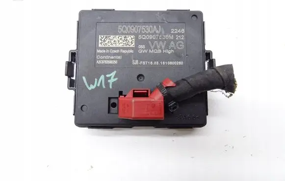 Skoda Octavia Mk3 (5E) Other control units/modules 5Q0907530AJ