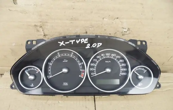 Jaguar X-Type Speedometer (instrument cluster) 4X4F10849 6125934