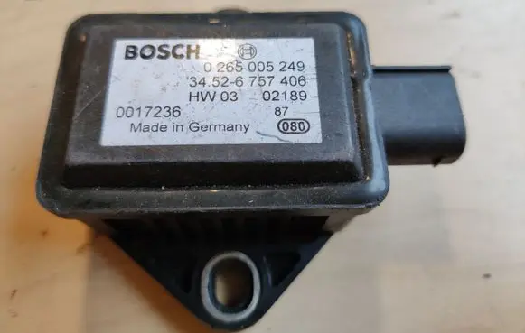 BMW 7 E65 E66 ESP acceleration yaw rate sensor 34526757406