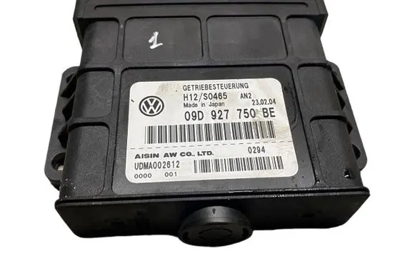 Volkswagen Touareg I Gearbox control unit/module 09D927750BE H12S0465 UDMA002612