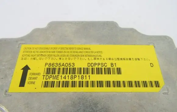 Mitsubishi Outlander Airbag control unit/module P8635A053