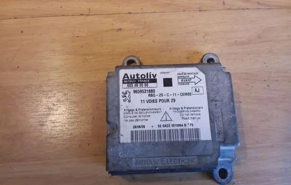 Peugeot 607 Airbag control unit/module 9659531880 603482000