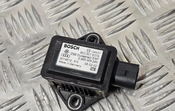 Audi A6 S6 C5 4B ESP acceleration yaw rate sensor 8E0907637A 0265005245 0014613