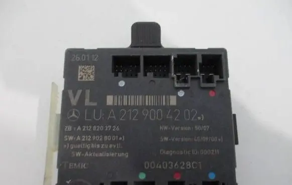 Mercedes-Benz E W212 Door control unit/module A2128203726
