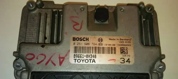 Toyota Aygo AB10 Engine control unit/module ECU 896610H340 1039S60303 0261S08724