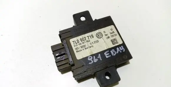 Volkswagen Touareg I Alarm control unit/module 7L0907719