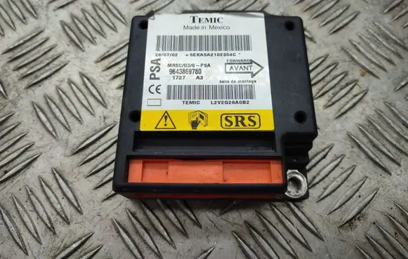 Peugeot 607 Airbag control unit/module 9643869780