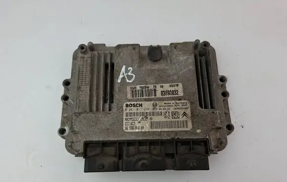 Peugeot 307 Engine control unit/module 9655698280 0281011234
