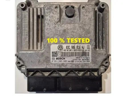 Volkswagen Golf VI Engine control unit/module 03C906016AJ 0261S05808 03C907309A