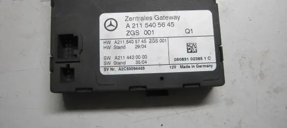 Mercedes-Benz E W211 Gateway control module A2115405645