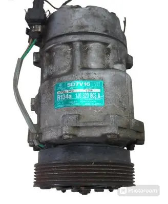 Volkswagen Sharan Air conditioning (A/C) compressor (pump) SD7V161206 0020011422 1J0820803A