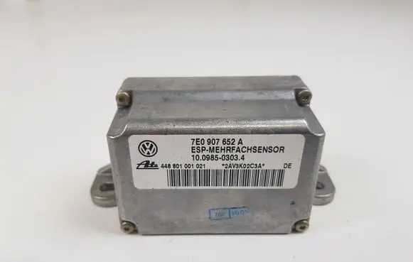 Volkswagen Touareg I ESP acceleration yaw rate sensor 7E0907652A