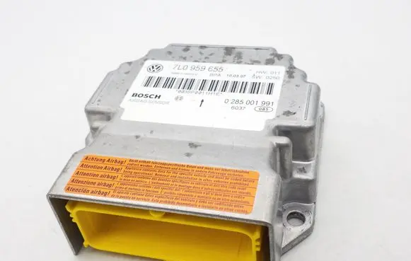 Volkswagen Touareg I Airbag control unit/module 7L0959655 0285001991