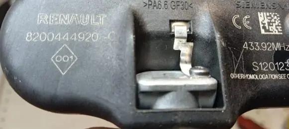 Renault Scenic II - Grand scenic II Tire pressure sensor 8200444920