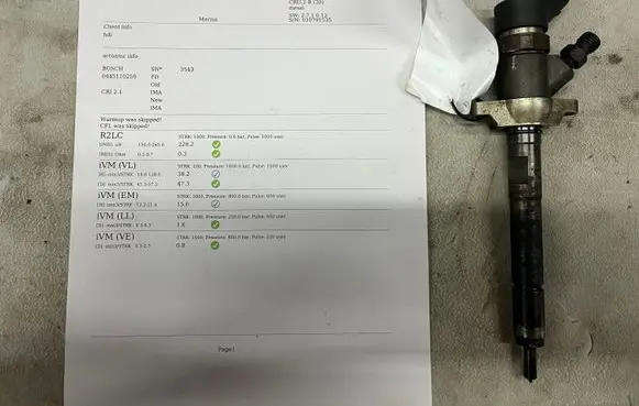 Volvo V70 Fuel injector 0445110259 328480