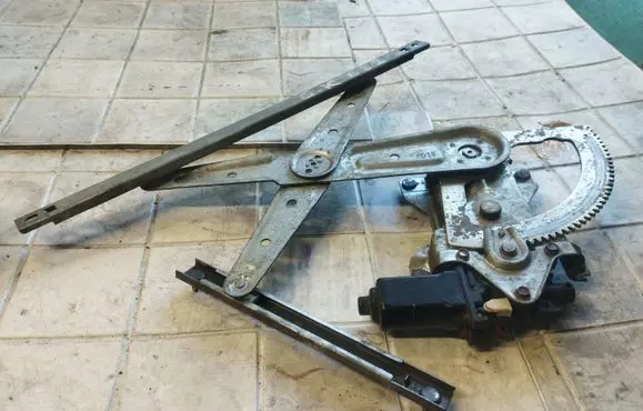 KIA Sorento Rear door window regulator with motor 834503E000