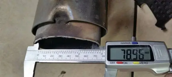 Opel Vectra C Muffler ending 