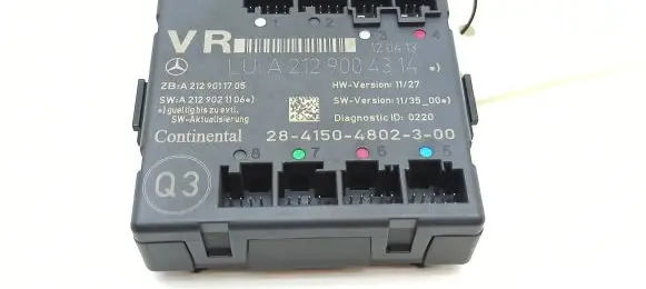 Mercedes-Benz E W212 Door control unit/module A2129004314 A2129011705 A2129021106