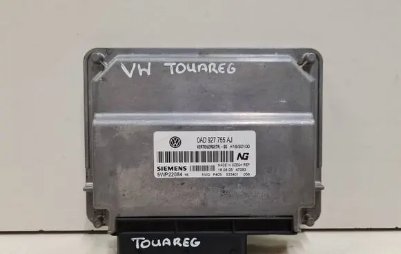 Volkswagen Touareg I Transfer box differential control unit 0AD927755AJ 5WP22084