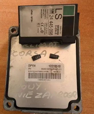 Opel Corsa C Engine ECU kit and lock set 12219510