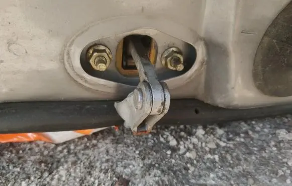 Peugeot 607 Front door check strap stopper 