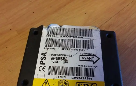 Citroen C5 Airbag control unit/module 9641968380