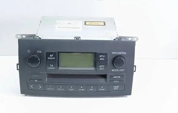 Toyota Corolla Verso E121 Radio/CD/DVD/GPS head unit 8612013060B0 CQTS7170A FA031755