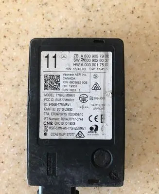 Mercedes-Benz S W222 Distronic sensor radar A0009057908 A0009026037 A0009017503