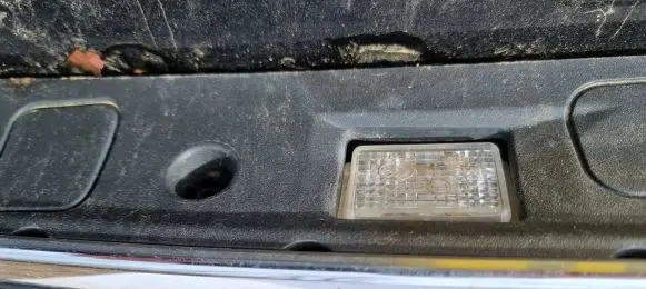 Mercedes-Benz C W204 Number plate light