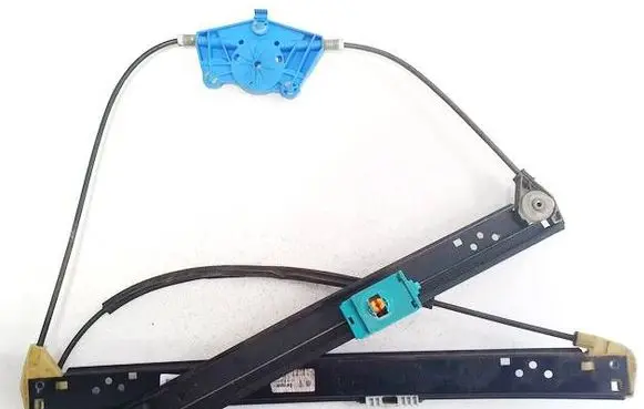 Volkswagen Touareg I Sliding door window regulator with motor 7L0837461D 104932107
