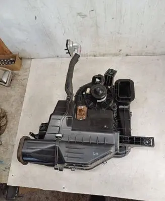Interior heater climate box assembly