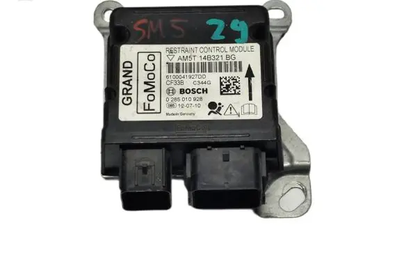 Ford C-MAX II Airbag control unit/module AM5T14B321BG 0285010928 6100041927DD
