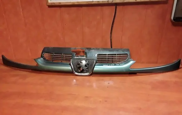 Peugeot 206 Front bumper upper radiator grill 9628691277
