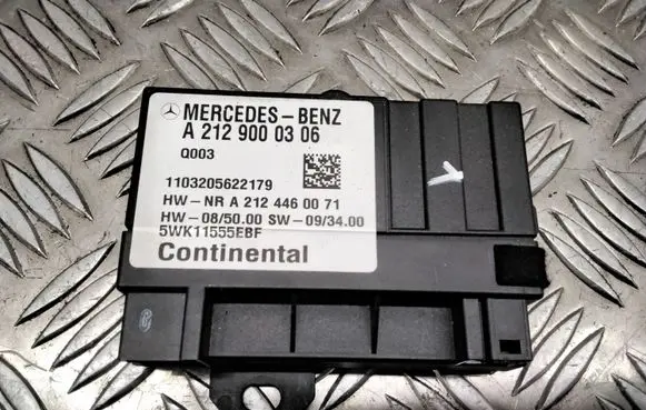 Mercedes-Benz E W212 Fuel injection pump control unit/module A2129000306