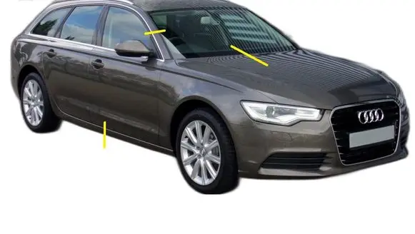 Audi A6 S6 C7 4G Front bumper corner part panel trim 