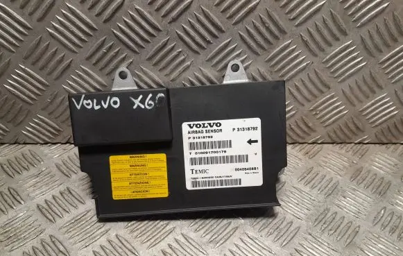 Volvo XC60 Airbag control unit/module 31318792 00405408B1 010091700179